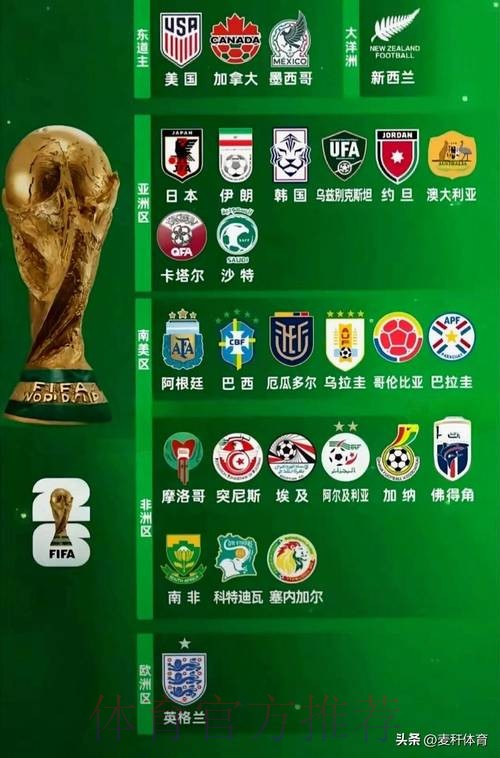 世界杯参赛球队一览